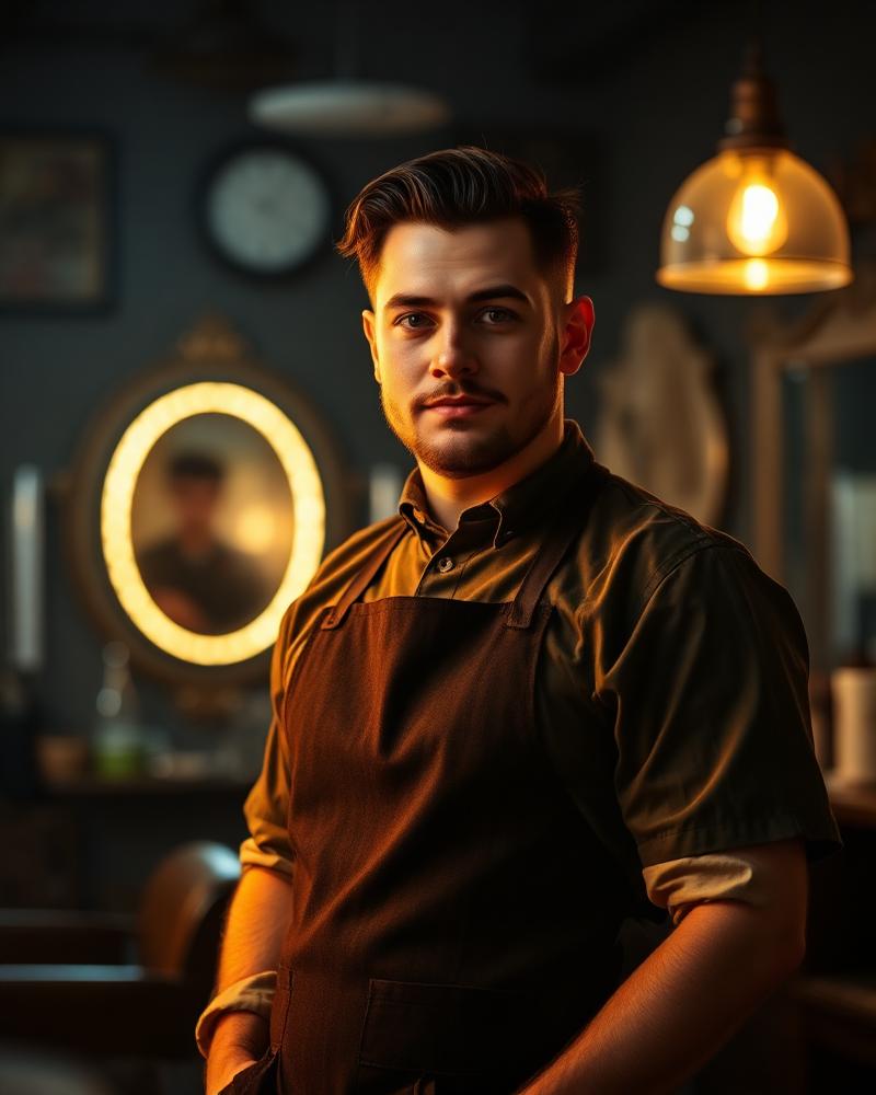 Barber A, Master Barber at Yaseen's Barber Shop
